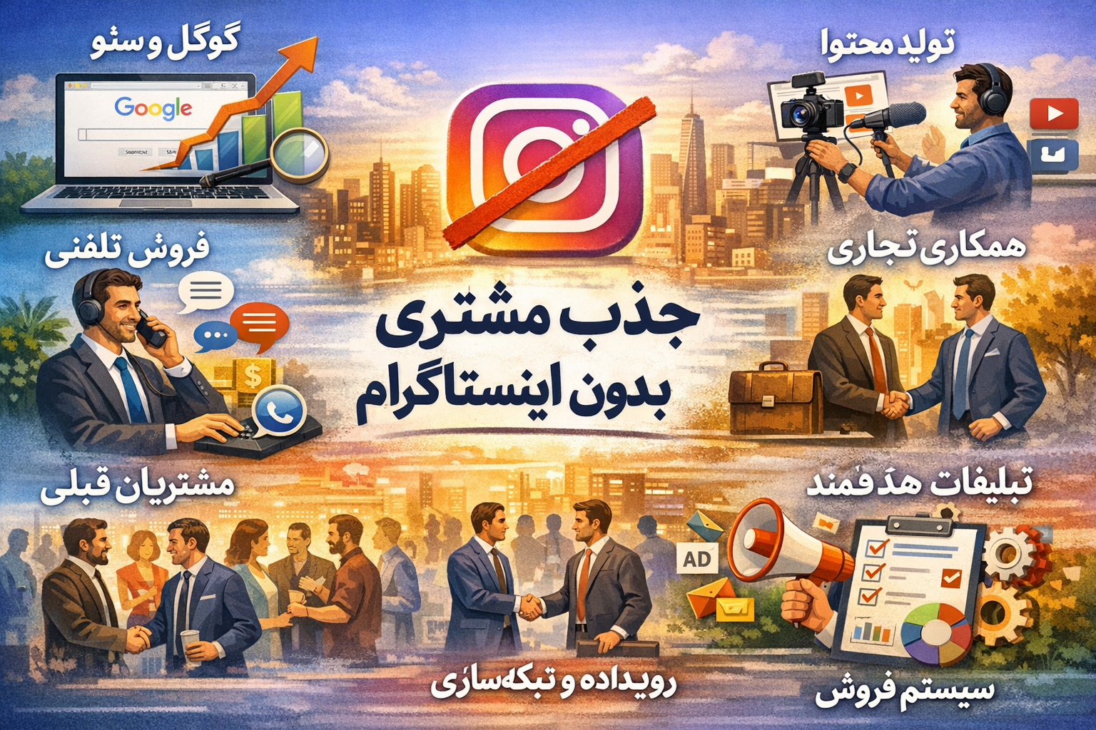 از کجا مشتری بیاریم