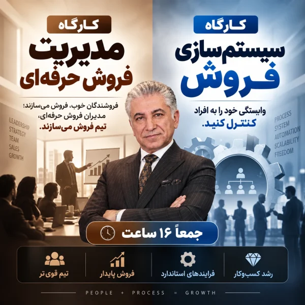 کارگاه ترکیبی مدیریت و سیستم سازی فروش